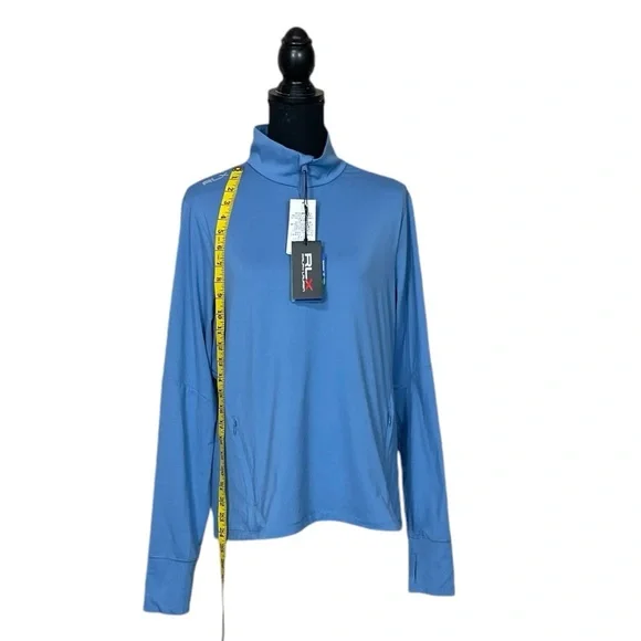 NWT RLX Ralph Lauren Quarter Zip Jersey Pullover (B-1) - Picture 8 of 16